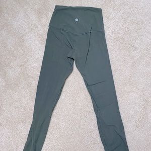 Lululemon Align 7/8 Pant leggings Size 2 in Green